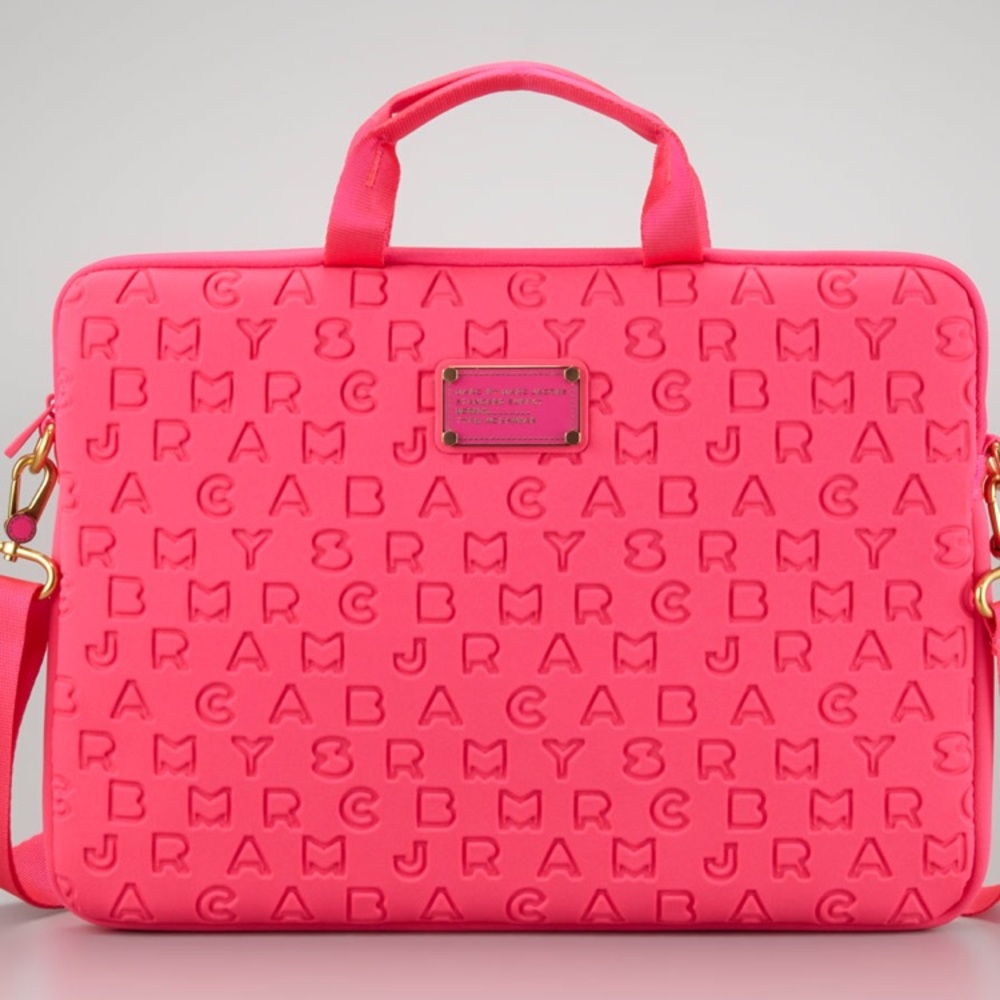 Marc Jacobs Neoprene Laptop Case with Strap